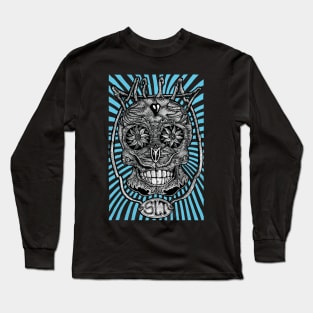 Mexican skull, day of the dead cinco de mayo Mexico Sugar Long Sleeve T-Shirt